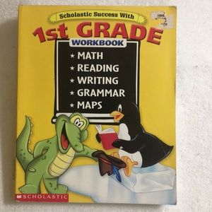 Scholastic Success With 1st Grade Workbook Math Reading Writing Grammar Maps